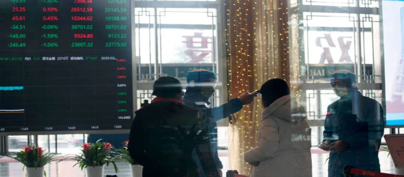 Αρνητικά ρεκόρ στα κινεζικά χρηματιστήρια λόγω κορωνοϊού